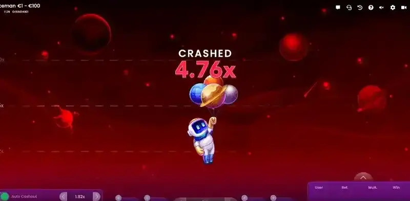 fail in spaceman slot 